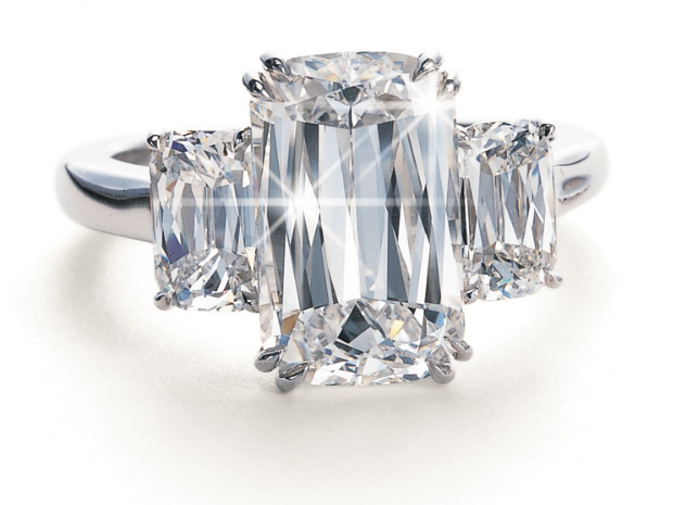 Anillo Ashoka Trilogía en Platino y diamantes (12590734)
