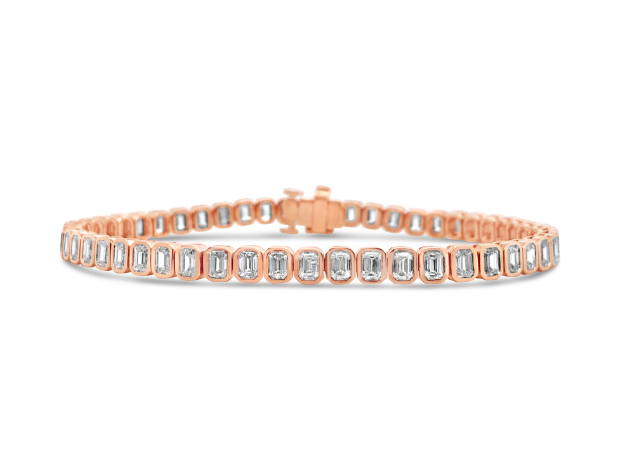 Pulsera Bauer oro rosa 18K y diamantes (12586578)